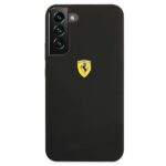 Ferrari FESSIHCS22MBK Black HardCase On Track Silicone Kryt Samsung Galaxy S22 Plus