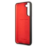 Ferrari FESSIHCS22MBK Black HardCase On Track Silicone Kryt Samsung Galaxy S22 Plus