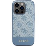 Guess GUHCP15LG4GLBL Blue HardCase 4G Stripe Collection Kryt iPhone 15 Pro