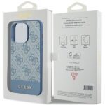 Guess GUHCP15LG4GLBL Blue HardCase 4G Stripe Collection Kryt iPhone 15 Pro