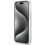 Guess GUHMP15MHGCUSTGK Black HardCase IML GCube MagSafe Kryt iPhone 15 Plus