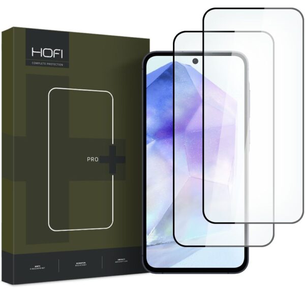 Hofi Glass Pro+ 2-pack Black Samsung Galaxy A55 5G/A35 5G