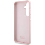 Karl Lagerfeld KLHCS24MSNCHBCP Hardcase Pink Silicone Choupette Kryt Samsung Galaxy S24 Plus