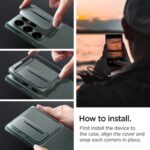 Spigen Optik Armor Abyss Green Kryt Samsung Galaxy S24 Ultra
