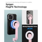 Spigen S570W MagSafe Bluetooth Selfie Stick Tripod Misty Rose