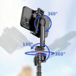 Tech-Protect L07S Bluetooth Selfie Stick Flexible Tripod Black