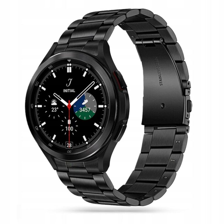 Tech-Protect Stainless Samsung Galaxy Watch 4 / 5 / 5 Pro / 6 Black