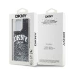 DKNY Liquid Glitter Arch Logo Black Kryt iPhone 15 Pro Max