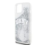 DKNY Liquid Glitter Arch Logo Transparent Kryt iPhone 14