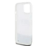 DKNY Liquid Glitter Arch Logo Transparent Kryt iPhone 14