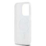 DKNY PC/TPU Repeat Pattern Tonal Stripe MagSafe Pink Kryt iPhone 15 Pro