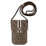 Guess Handbag GUOWBP4RPSW Brown 4G Stripes