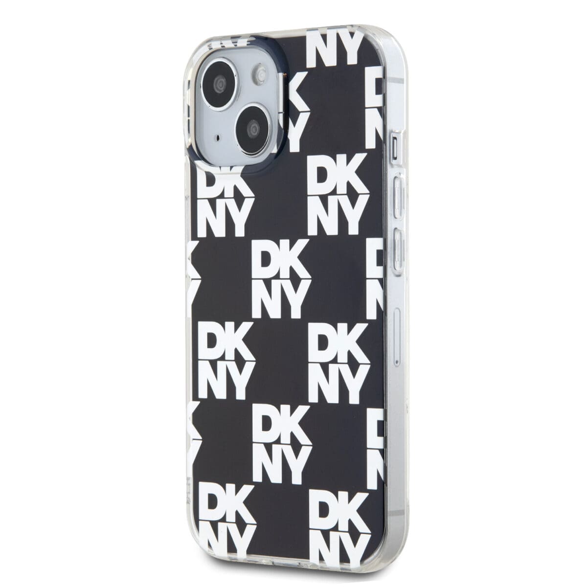 DKNY PC/TPU Checkered Pattern Black Kryt iPhone 14