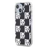 DKNY PC/TPU Checkered Pattern Black Kryt iPhone 14