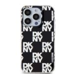 DKNY PC/TPU Checkered Pattern Black Kryt iPhone 14 Pro