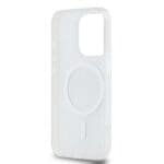 DKNY PC/TPU Repeat Pattern Tonal Stripe MagSafe Beige Kryt iPhone 13 Pro