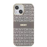 DKNY PC/TPU Repeat Pattern Tonal Stripe MagSafe Beige Kryt iPhone 14