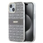 DKNY PC/TPU Repeat Pattern Tonal Stripe MagSafe Beige Kryt iPhone 14