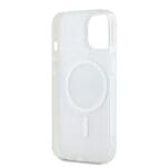 DKNY PC/TPU Repeat Pattern Tonal Stripe MagSafe Beige Kryt iPhone 14