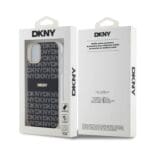 DKNY PC/TPU Repeat Pattern Tonal Stripe MagSafe Black Kryt iPhone 11