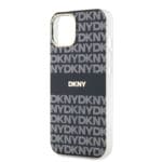 DKNY PC/TPU Repeat Pattern Tonal Stripe MagSafe Black Kryt iPhone 14