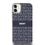 DKNY PC/TPU Repeat Pattern Tonal Stripe MagSafe Blue Kryt iPhone 11