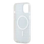 DKNY PC/TPU Repeat Pattern Tonal Stripe MagSafe Blue Kryt iPhone 13