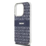 DKNY PC/TPU Repeat Pattern Tonal Stripe MagSafe Blue Kryt iPhone 13 Pro