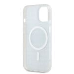 DKNY PC/TPU Repeat Pattern Tonal Stripe MagSafe Blue Kryt iPhone 15