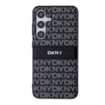 DKNY PC/TPU Repeat Pattern Tonal Stripe Samsung S24 Black Kryt Samsung Galaxy S24