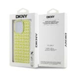 DKNY PC/TPU Repeat Pattern Yellow Kryt iPhone 15 Pro Max