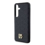 DKNY PU Leather Repeat Pattern Stack Logo MagSafe Black Kryt Samsung Galaxy S24 Plus