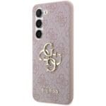 Guess PU 4G Metal Logo Pink Kryt Samsung Galaxy A35 5G