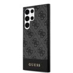 Guess PU 4G Stripe Grey Kryt Samsung Galaxy S24 Ultra