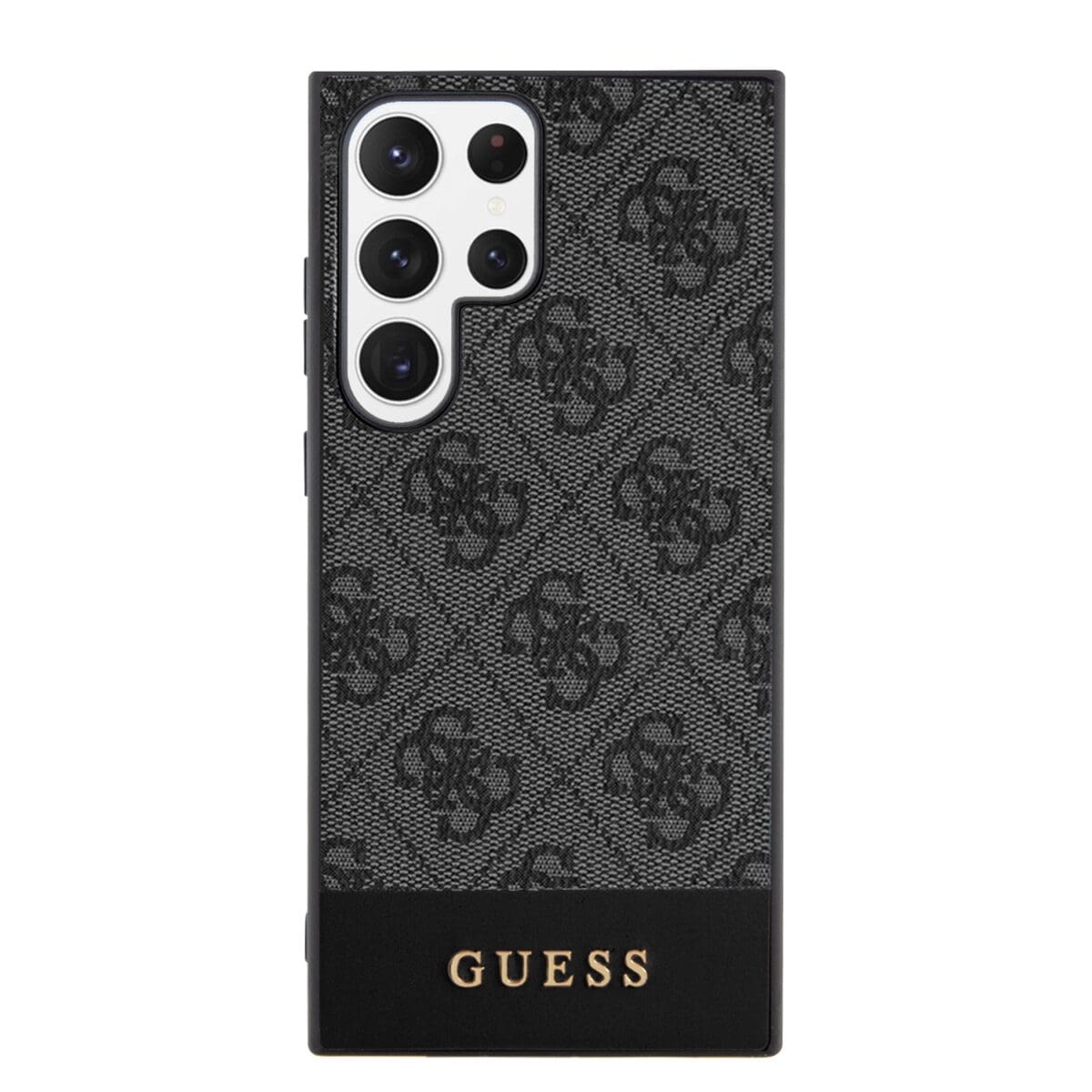 Guess PU 4G Stripe Grey Kryt Samsung Galaxy S24 Ultra