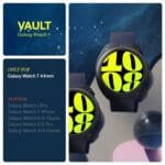 Caseology Vault Samsung Galaxy Watch 7 (44 mm) Matte Black