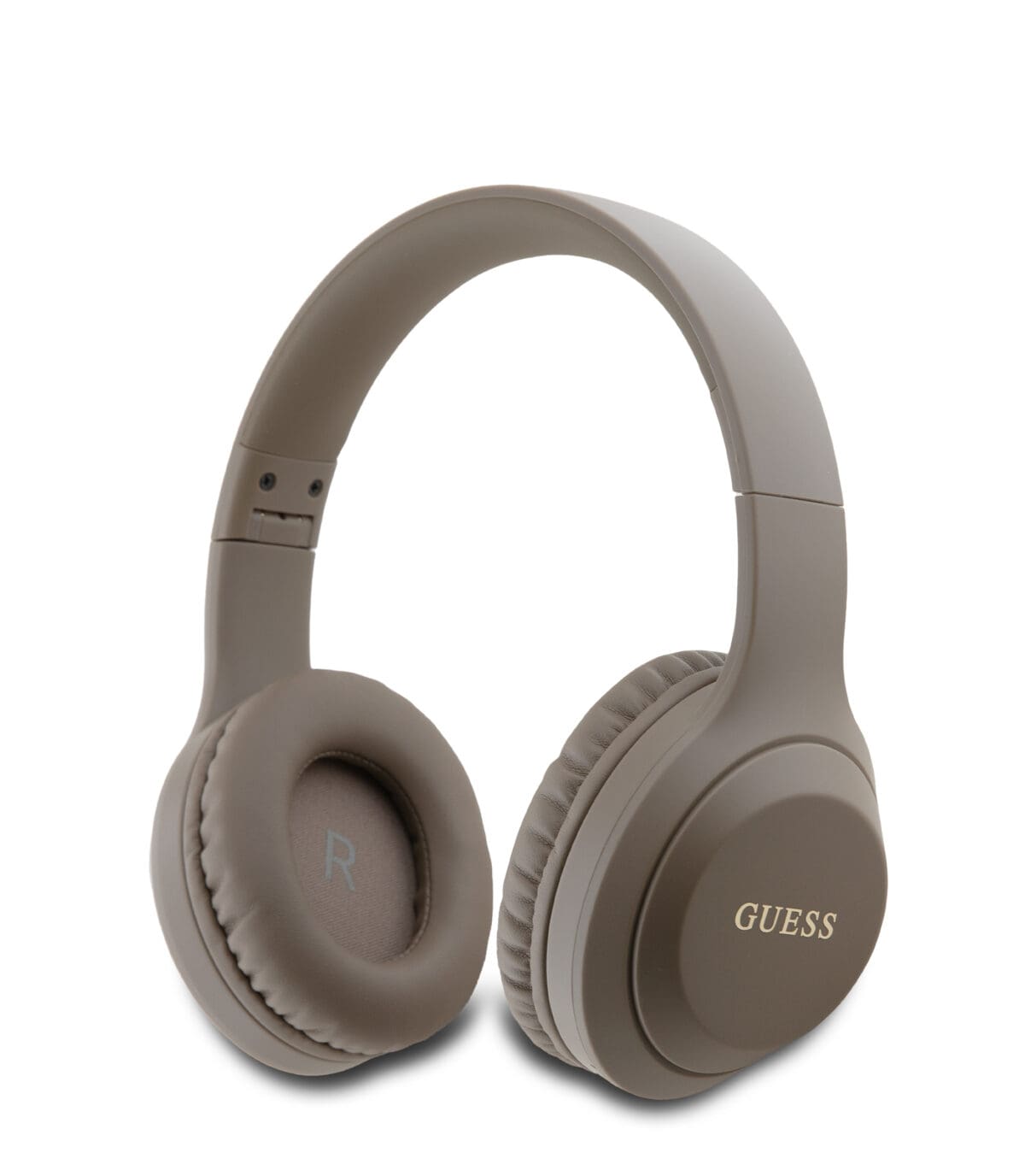 Guess Classic Silver Logo Bluetooth Stereo Headphone Brown