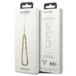 Guess GUSTFLWP Phone Strap Pink Heishi Beads