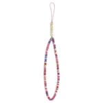 Guess GUSTGMPP Phone Strap Multicolor Pink Heishi Beads