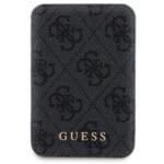 Guess Kit GUBPM5P15L4GEMGK Hardcase + Powerbank 5000mAh MagSafe Black 4G Metal Logo Kryt iPhone 15 Pro