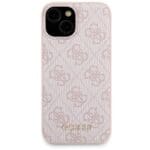 Guess Kit GUBPM5P15S4GEMGP Hardcase + Powerbank 5000mAh MagSafe Pink 4G Metal Logo Kryt iPhone 15