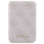Guess Kit GUBPM5P15S4GEMGP Hardcase + Powerbank 5000mAh MagSafe Pink 4G Metal Logo Kryt iPhone 15