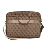 Guess PU 4G Metal Logo Bag Notebook 15/16" Brown