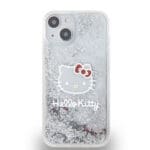 Hello Kitty Liquid Glitter Electroplating Head Logo Transparent Kryt iPhone 13
