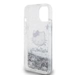Hello Kitty Liquid Glitter Electroplating Head Logo Transparent Kryt iPhone 13