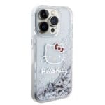 Hello Kitty Liquid Glitter Electroplating Head Logo Transparent Kryt iPhone 13 Pro