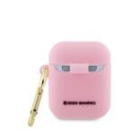 Hello Kitty Liquid Silicone 3D Kitty Head Logo Pink Kryt AirPods 1/2