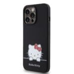 Hello Kitty Liquid Silicone Daydreaming Logo Black Kryt iPhone 13 Pro