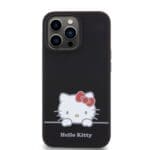 Hello Kitty Liquid Silicone Daydreaming Logo Black Kryt iPhone 13 Pro