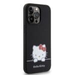 Hello Kitty Liquid Silicone Daydreaming Logo Black Kryt iPhone 13 Pro